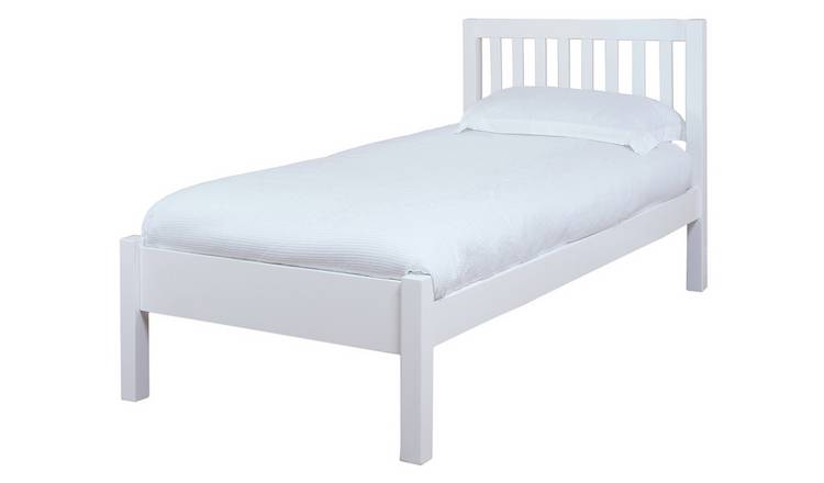 Buy Silentnight Hayes Single Bed Frame White Bed Frames Argos
