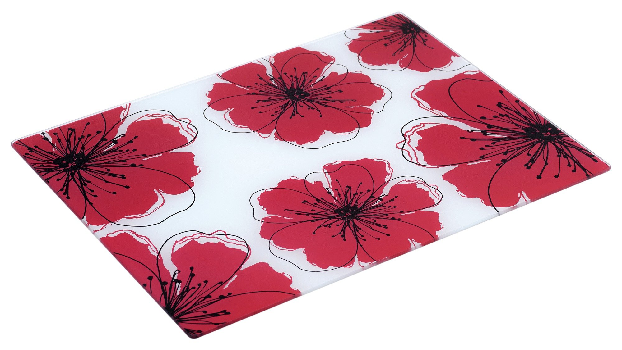 Argos Home Poppies Glass Worktop Saver