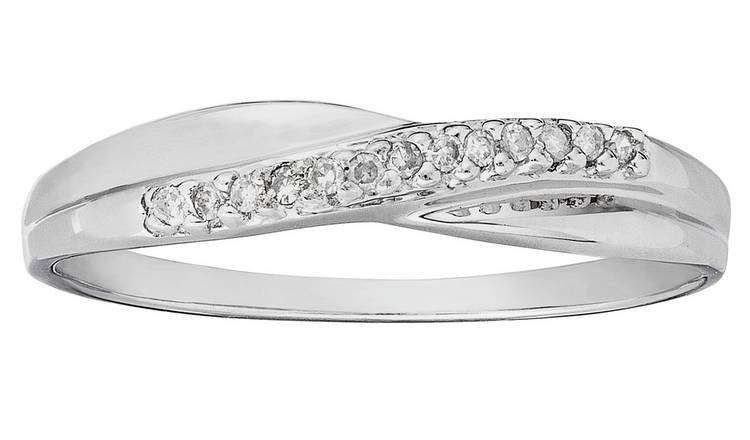 Argos white gold eternity outlet rings