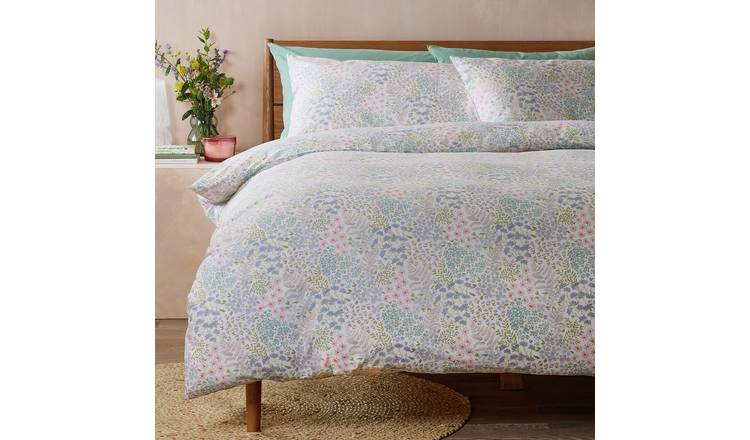 Argos Home Cotton Ditsy Floral Bedding Set - Double