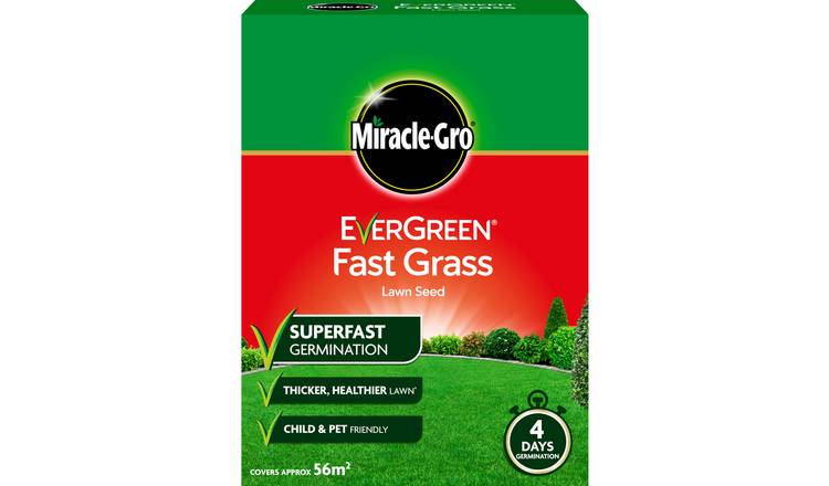 Miracle-Gro EverGreen Fast Grass Lawn Seed - 1.6kg