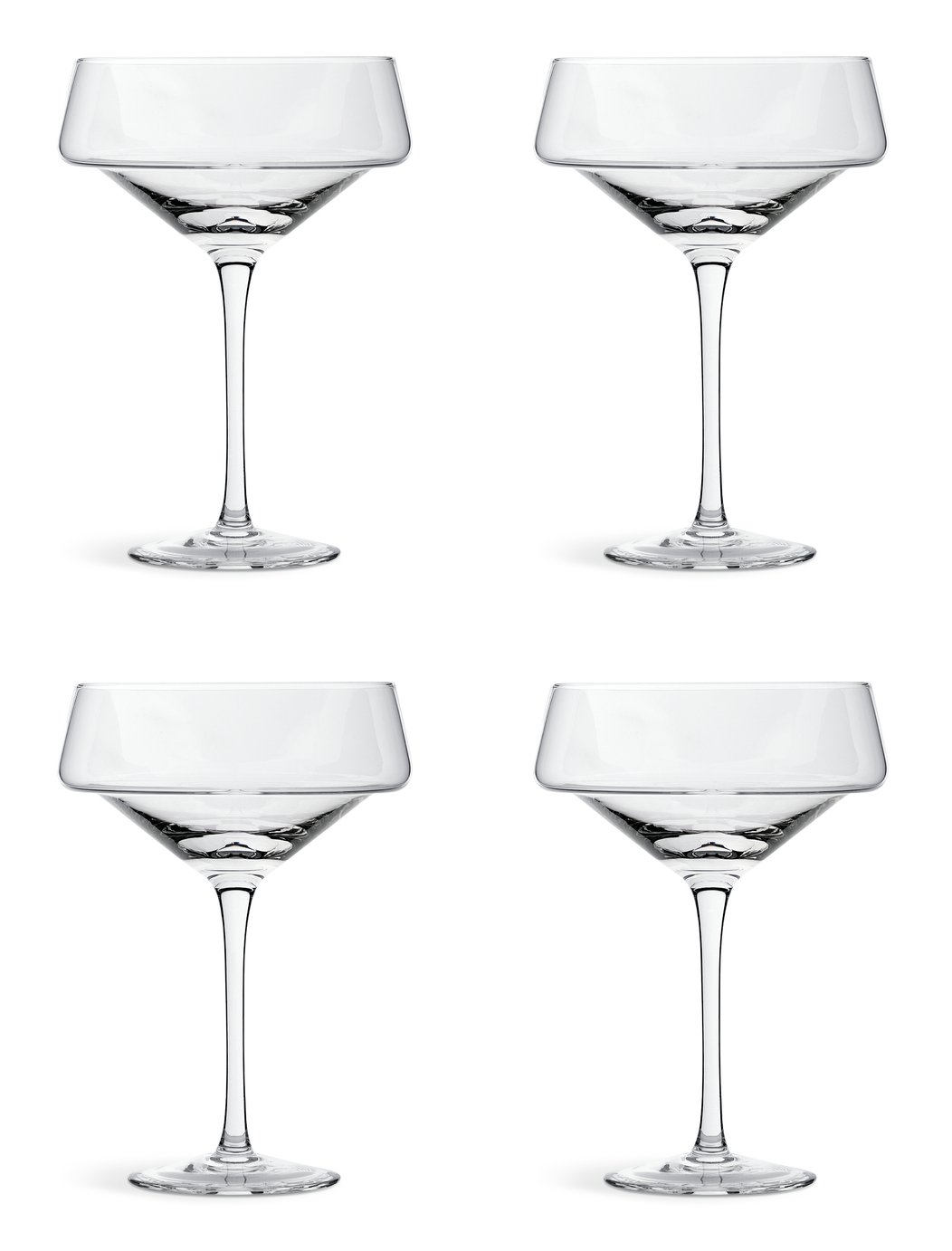 Habitat Sahara Set of 4 Champagne Coupe Glasses