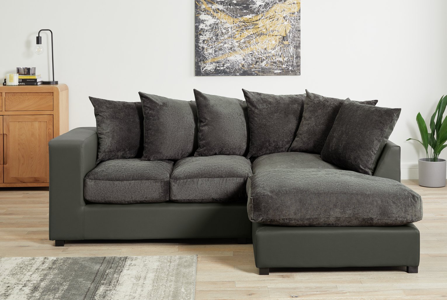 Argos Home Hartley Right Corner Fabric Sofa Review