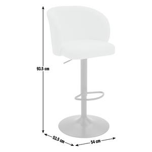 Buy Argos Home Alice Boucle Bar Stool White Bar stools Argos