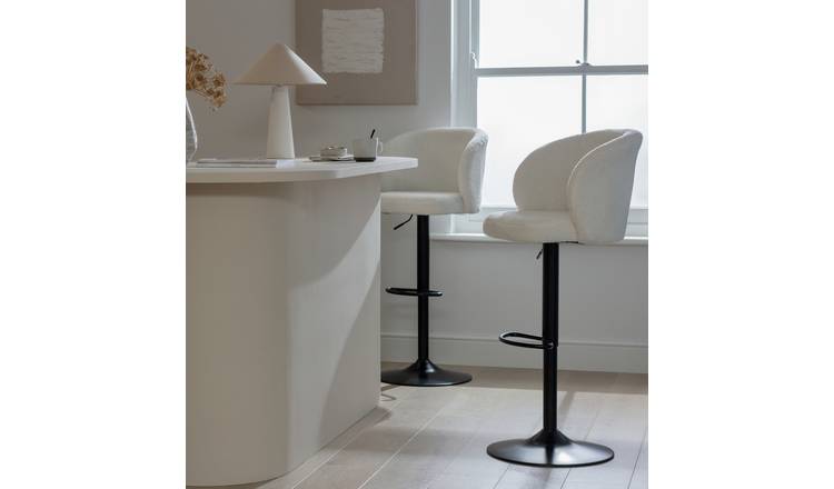 White bar deals stools argos