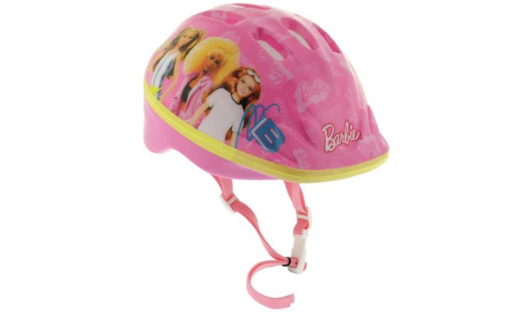 Barbie Kids Bike Helmet with Adjustable Dial Fitting - Pink