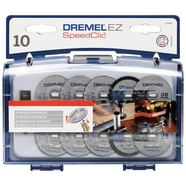 Dremel SpeedClic 10 Pieces Accessory Set 0