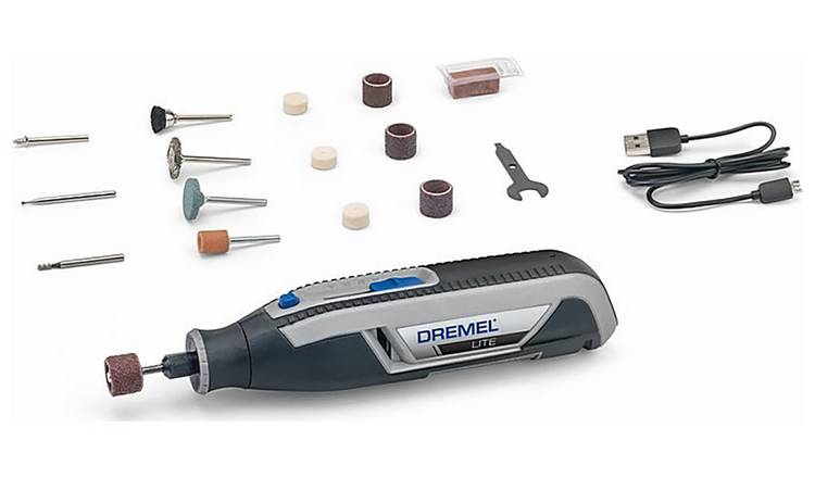 Dremel Lite Cordless 15 Accessories Multi Drill Kit 