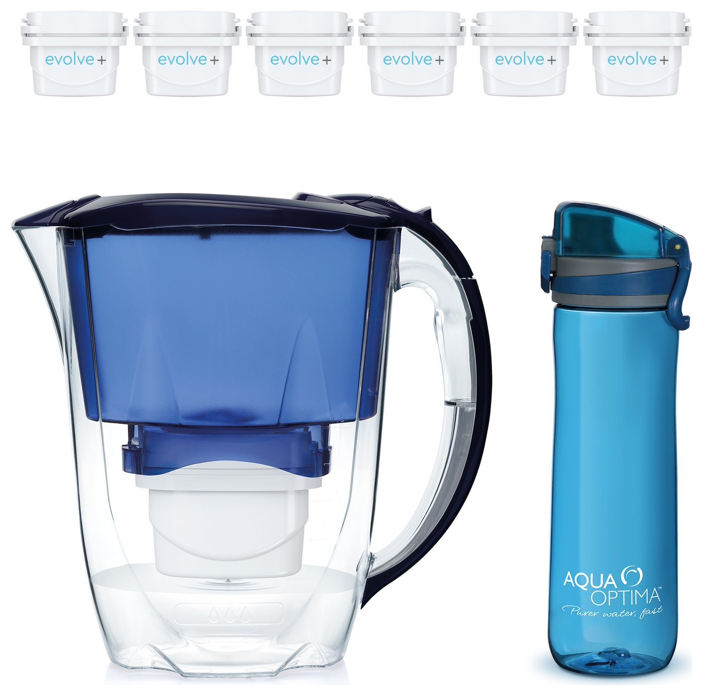 Aqua Optima Oria Water Filter Jug & Bottle with 6 Cartridges Review