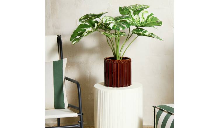  Home 28 inch Tall Faux Cheese Plant