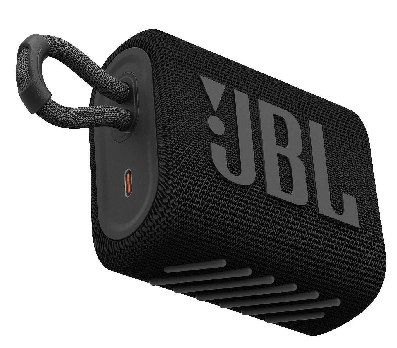 JBL GO 3 Portable Bluetooth Speaker - Black