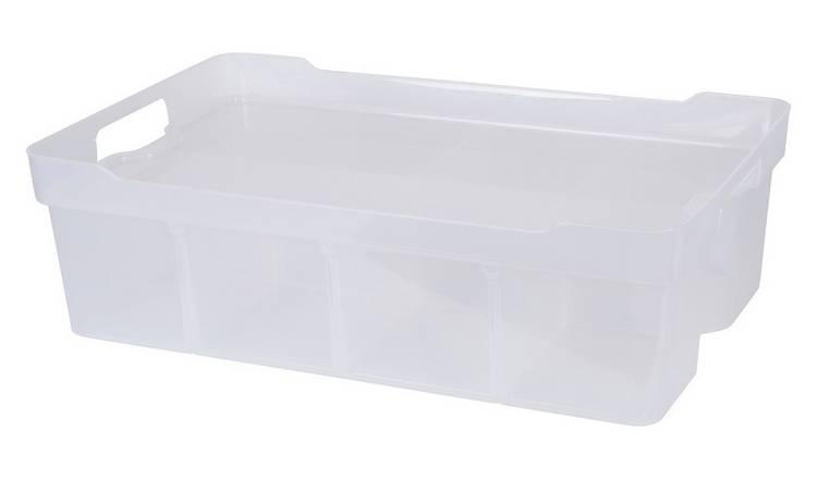 Strata Organise Me 25L Plastic Storage Box - Clear