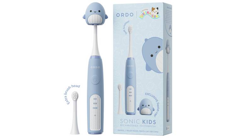 Ordo Sonic Kids Squishmallows Electric Toothbrush - White