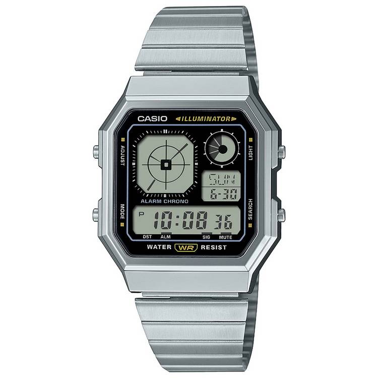 Casio Stainless Steel Digital Vintage Watch 0