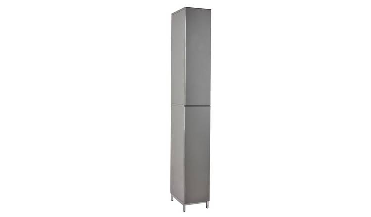 Bathroom Tall Cabinets Buy Argos Home Gloss Tallboy - Grey | Freestanding bathroom cabinets | Argos