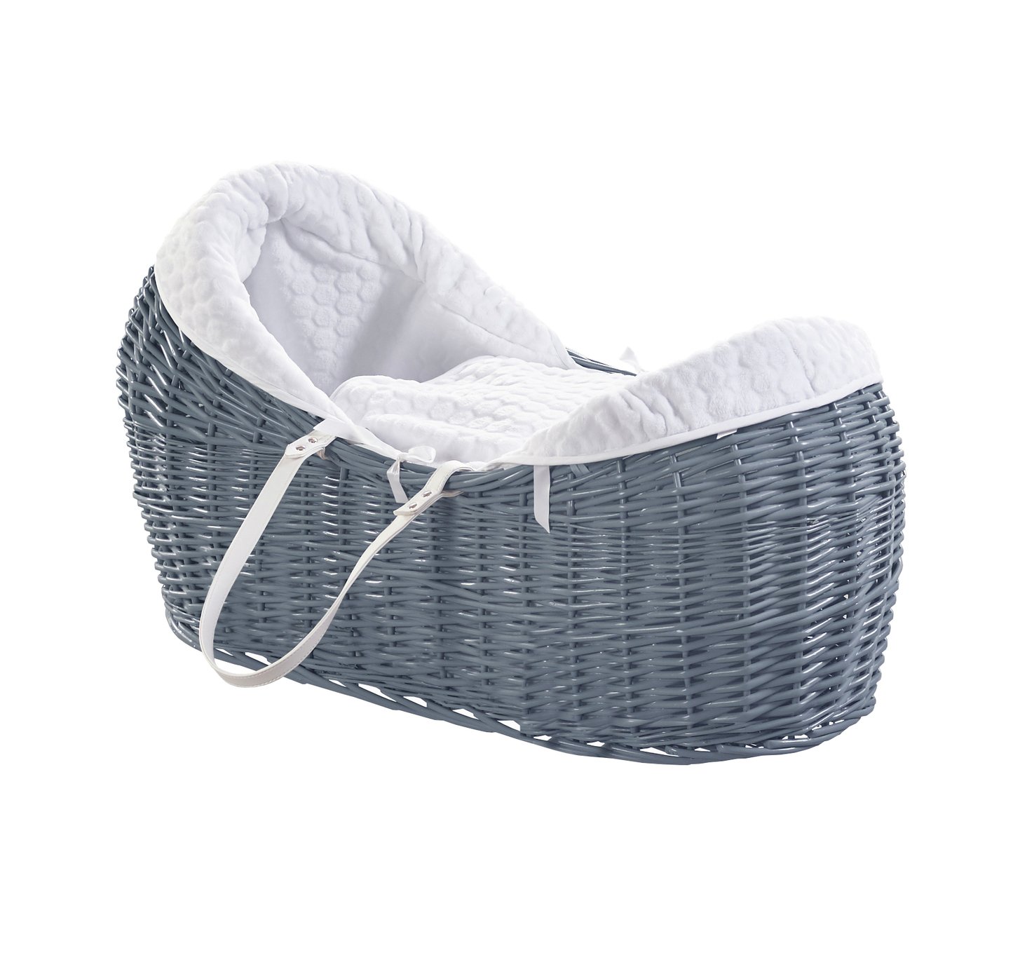 White Honeycomb Wicker Pod Basket and Rocker Review