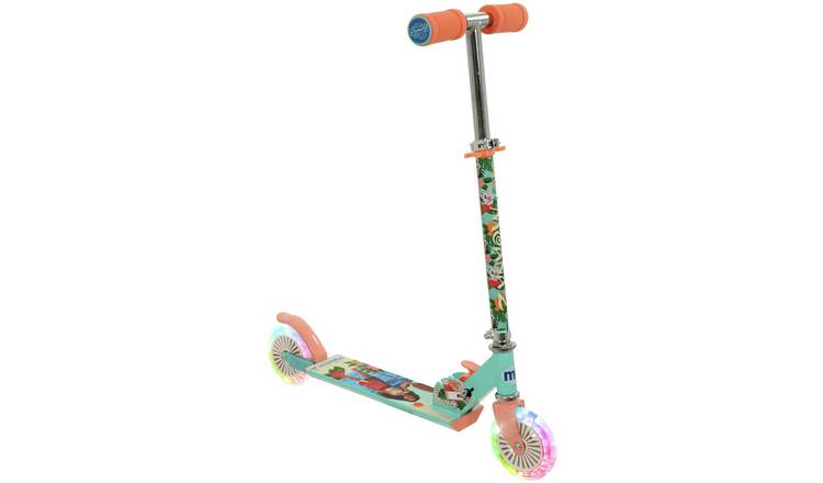 Disney Moana 2 Kids Folding Inline Lights Scooter