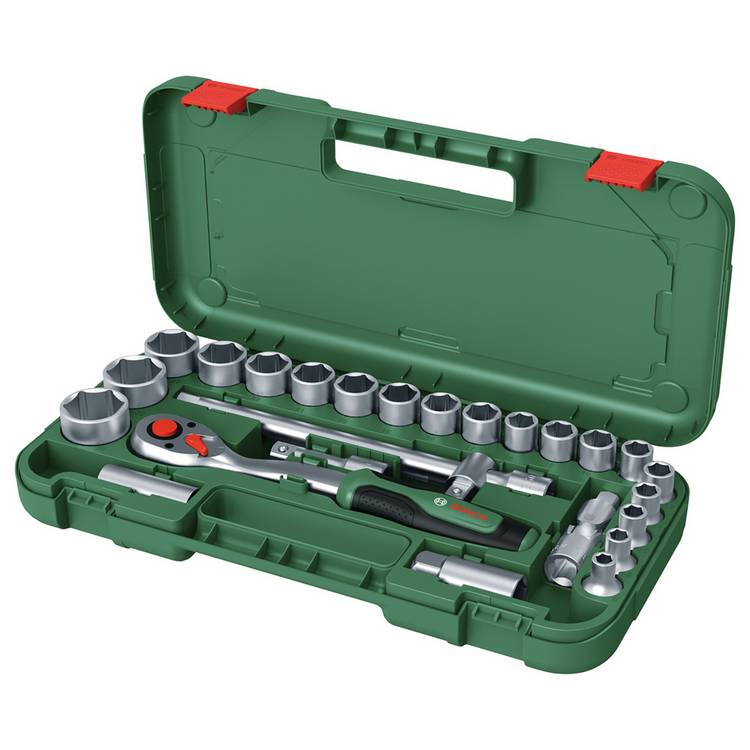 Bosch 0.5 inch 25 pieces Ratchet Set 0