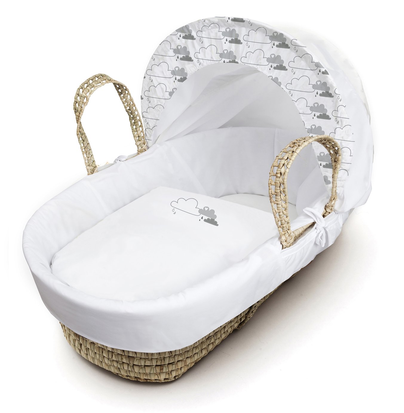 Clouds Palm Moses Basket Bundle Review