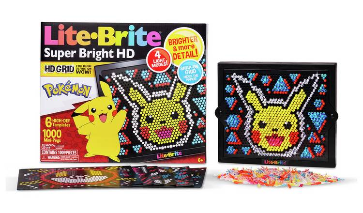 Buy Lite Brite Super Bright HD Pokemon Cards Trading cards and card games Argos