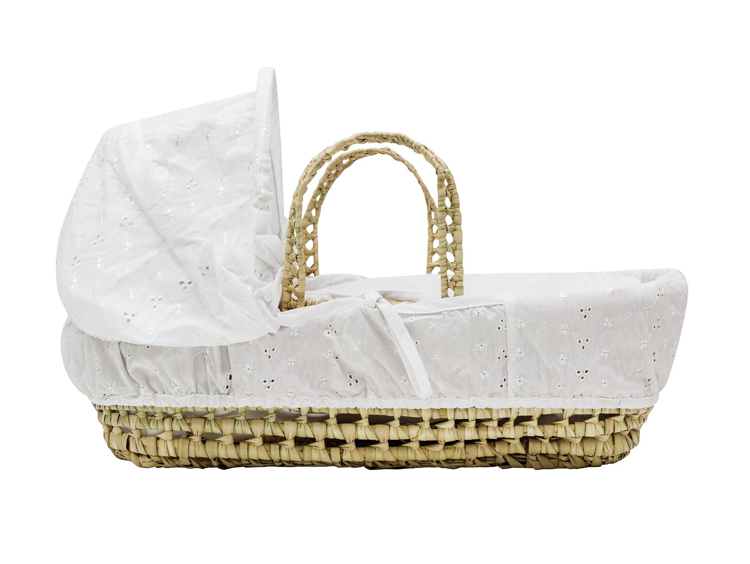 argos pink moses basket