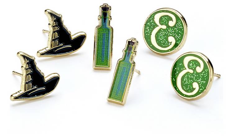 Wicked Elphaba Stud Earrings Set