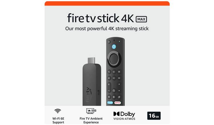 Buy Amazon Fire TV Stick 4K Max with Alexa,4K Ultra HD & Live TV