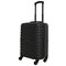 Featherstone 4 Wheel Hard Suitcase - Cabin, Black