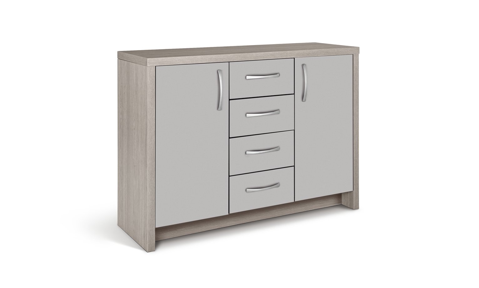 Habitat Venice 2 Door 4 Drawer Sideboard - Grey