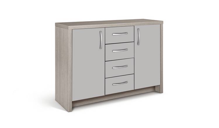 Grey computer online desk argos