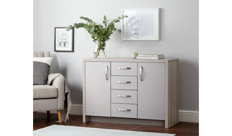 2 door deals grey sideboard