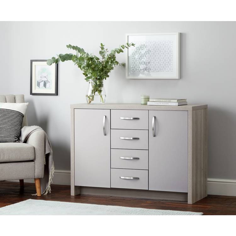 Argos Home Venice 2 Door 4 Drawer Sideboard - Grey 0