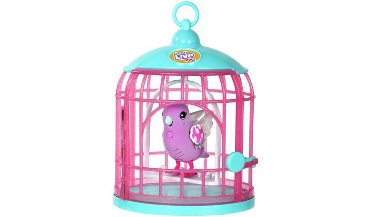 Buy Little Live Pets Lil Bird Bird Cage Polly Pearl Interactive learning toys Argos