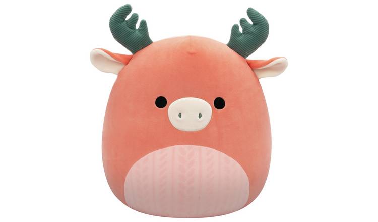 Squishmallows 12 Inch Romelu Peach Moose Plush