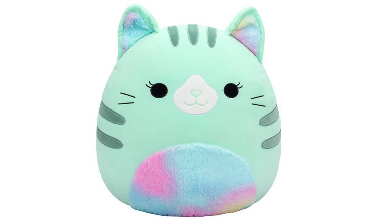 Squishmallows 20 inch Corrina Teal Cat Plush