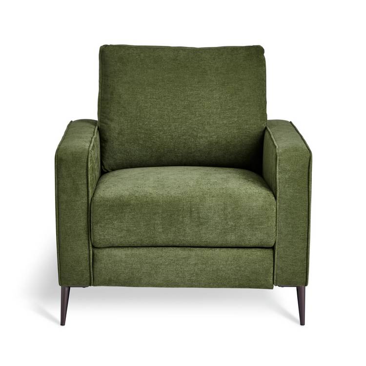 Habitat Kendric Fabric Recliner Armchair - Green 0