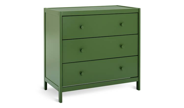 Habitat Bronte 3 Drawer Chest - Green