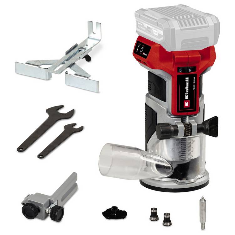 Einhell Power X-Change Solo Cordless Palm Router - 18V 0
