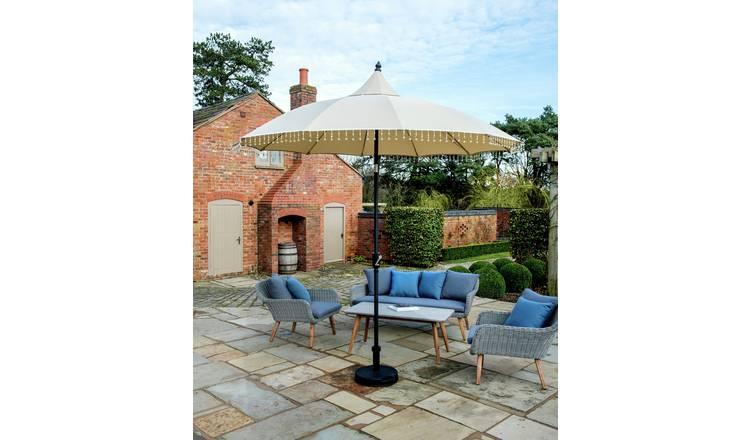 Norfolk Leisure Carrousel 2.5m Garden Parasol - Cream