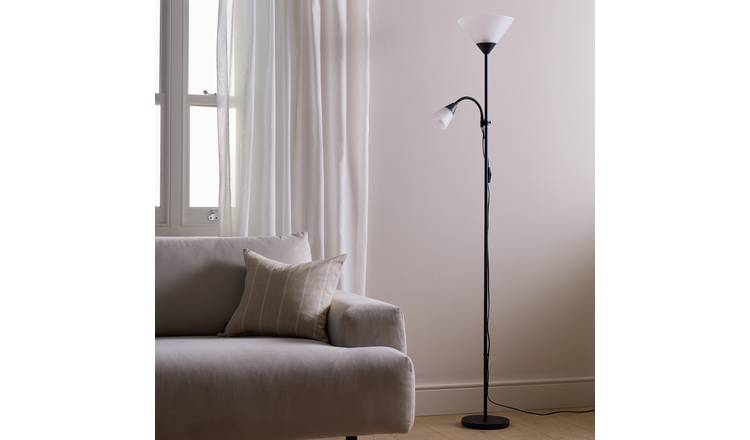 Argos Home Father and Child Floor Lamp - Black