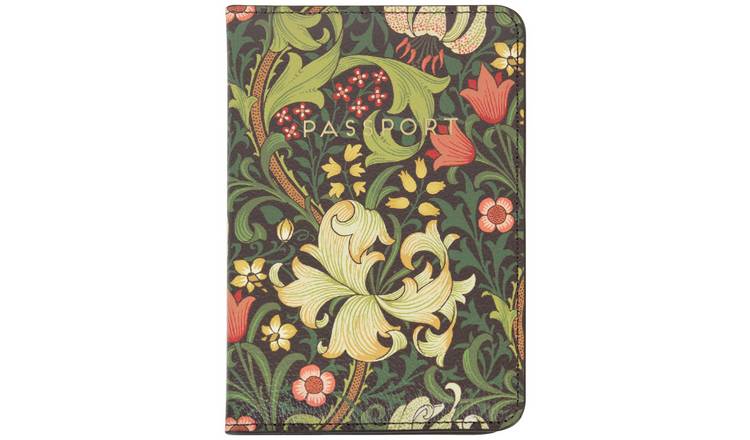 William Morris Golden Lily Passport Case