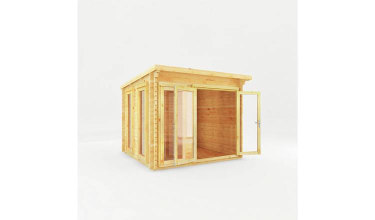 Mercia 3m x 3m Studio Pent Log Cabin