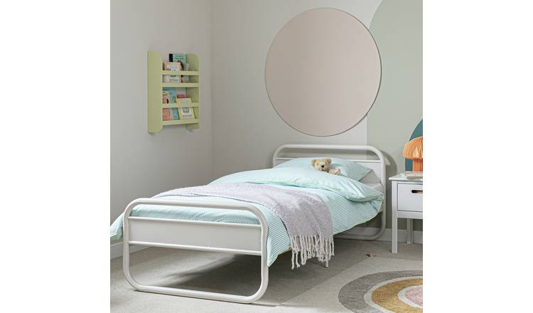 Habitat Kids Rory Curved Single Metal Bed Frame - Grey