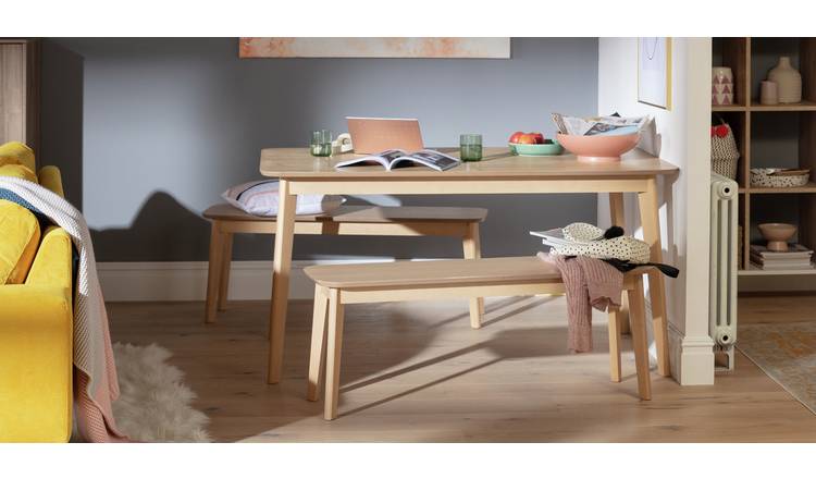 Scandi oak on sale dining table