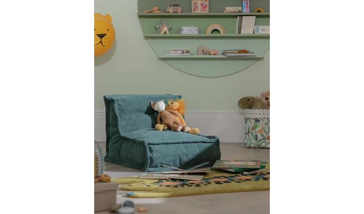 Habitat Kids Mini Estelle Coord Beanbag -  Green