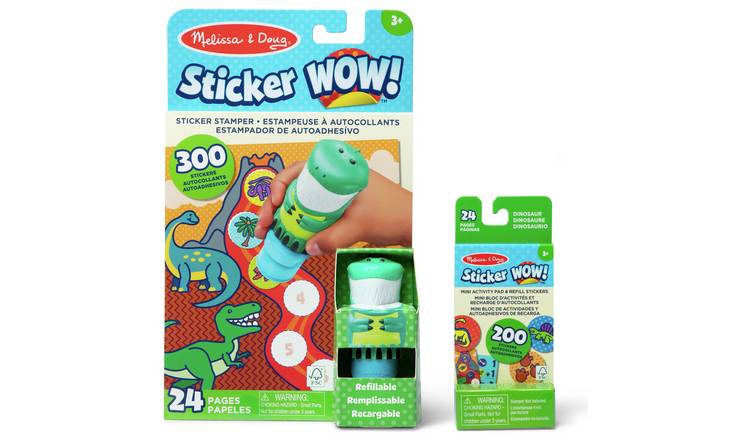 Melissa & Doug Sticker Dinosaur Bundle