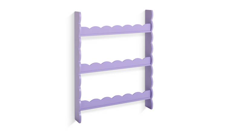 Habitat Kids Flo Wavy Wall Mounted Storage - Lilac