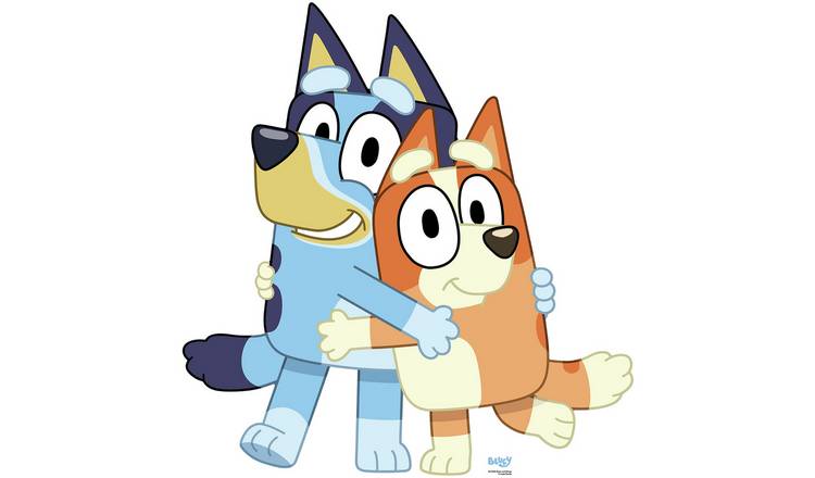 Star Cutouts Bluey and Bingo Cardboard Cutout