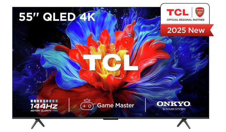 TCL 55 Inch 55P8K-UK Smart 4K Ultra HD HDR QLED TV