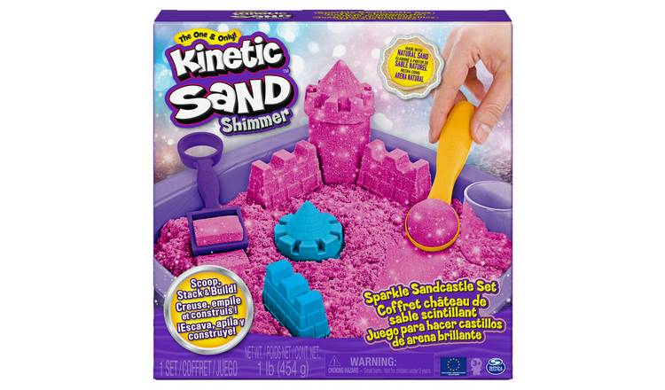Buy Kinetic Sand Shimmer Sparkle Sandcastle Set